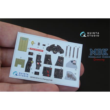 A-1J Skyraider 3D-Printed & coloured Interior