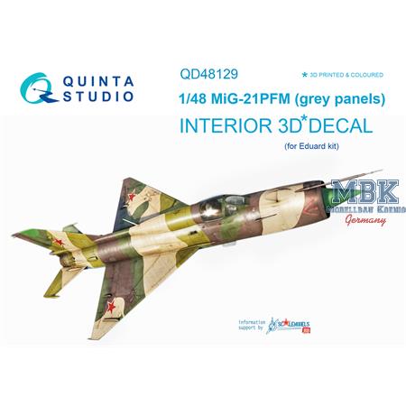 MiG-21PFM  3D-Printed & coloured Interior