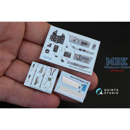 MiG-21PFM  3D-Printed & coloured Interior
