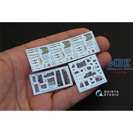 F-4E early/ F-4EJ  3D-Printed & coloured Interior