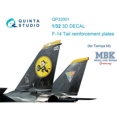 F-14 Tomcat tail reinforcement plates