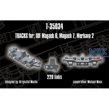 IDF Magach 6, Magach 7, Merkava 2 tracks