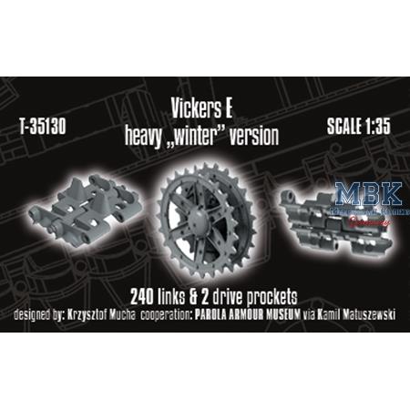 Vickers E heavy "winter" tracks