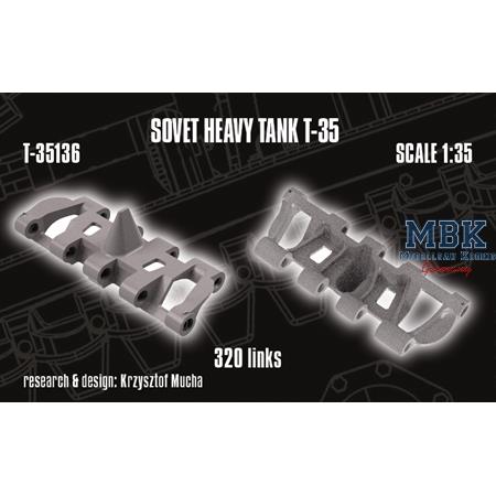 Soviet heavy tank T-35 tracks