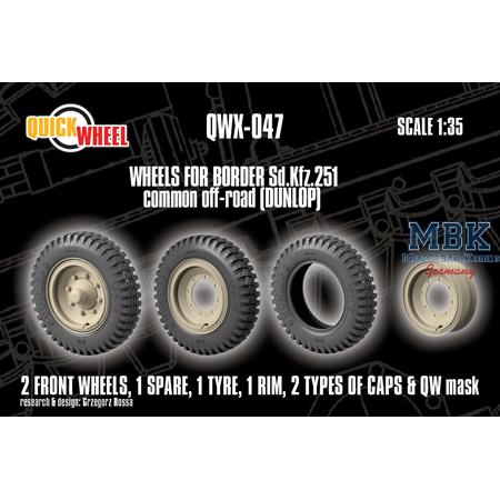 Sd.Kfz. 251 common off-road wheels, Dunlop