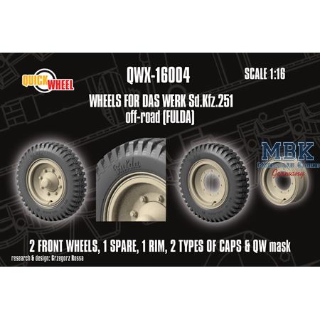 X-Pack Sd.Kfz.251 common offroad wheels (Fulda)