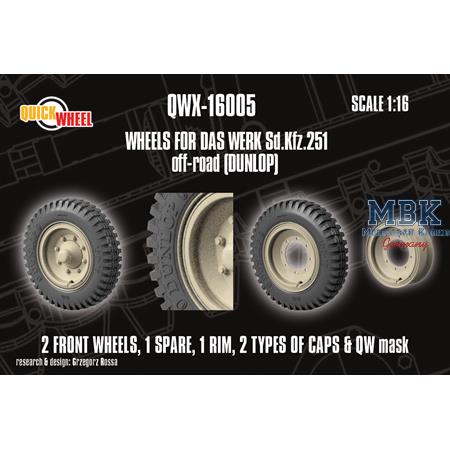 X-Pack Sd.Kfz.251 common offroad wheels (Dunlop)