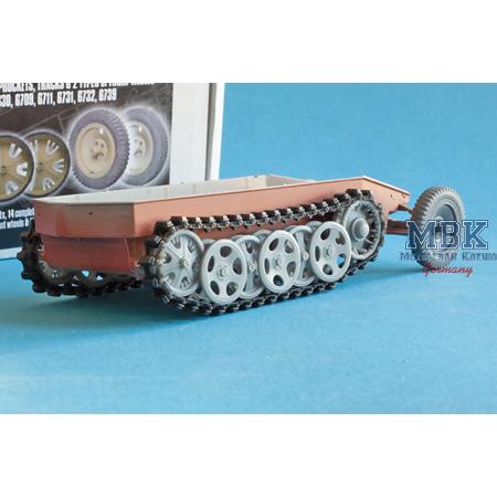 Sd.Kfz.10 (early) corrected wheels and tracks
