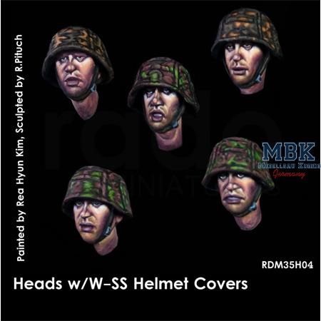 Headset -  5 Heads Waffen SS Helmets Covers