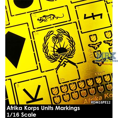 Afrika Korps Verbandsabzeichen / Unit Markings