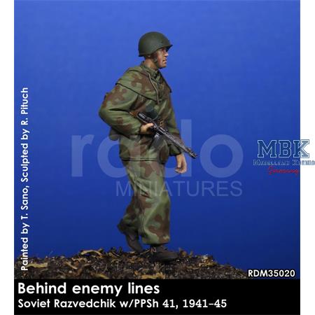 Soviet Razvedchik PPsh 41 "Behind the lines" 1/35