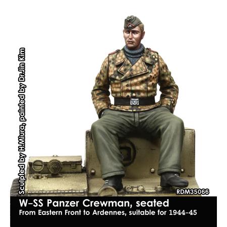 W-SS Panzer crewman, seated, 1944-45