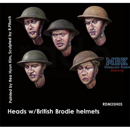Headset -  5 w/ British Brodie helmet