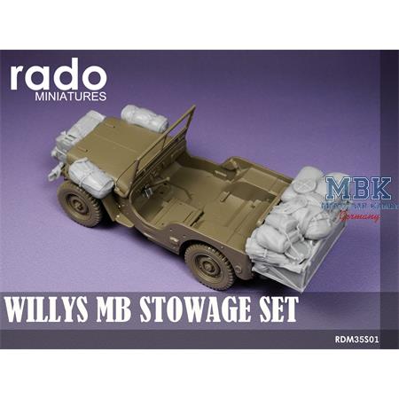 Stowage set for Willys MB