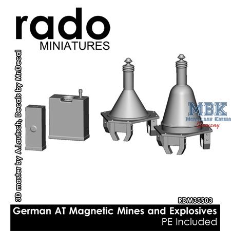 German Anti Tank Magnetic Mines + Explosives