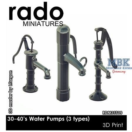 Wasserpumpen / Water pumps 1930-40s