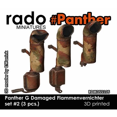Panther G/ Jagdpanther damaged Flammenvernichter 2