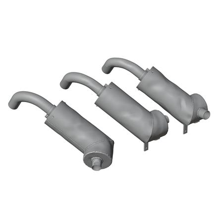 Hetzer late exhaust - field modified (Takom)