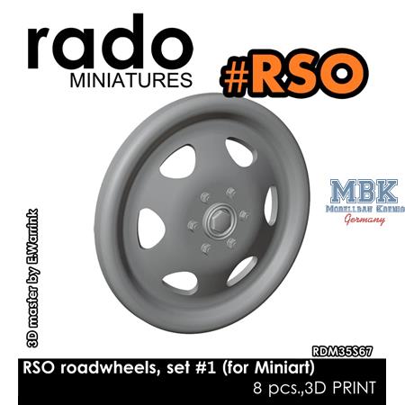 RSO Road Wheels Set #1 (MiniArt)