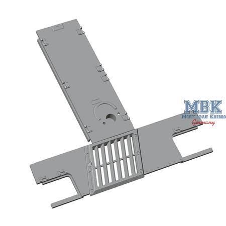 Correct engine deck for Hetzer late (for Takom)