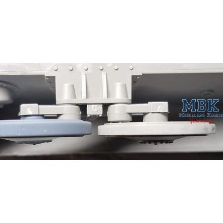 Hetzer roadwheels, late (for Takom)