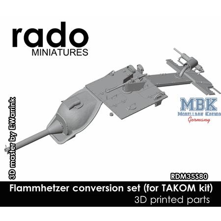 Flammhetzer conversion set (for Takom)