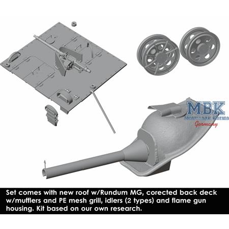 Flammhetzer conversion set (for Takom)