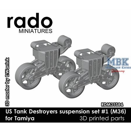 US Tank Destroyer Suspension Set #1 (Tamiya)