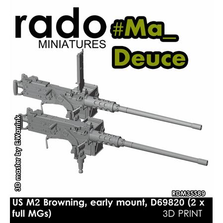 US M2 Browning, early mount, D69820