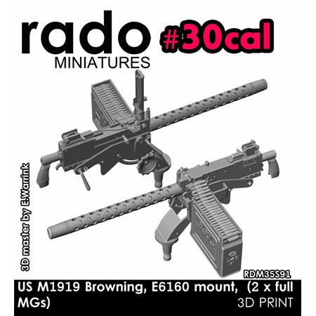US M1919 Browning, E6160 mount