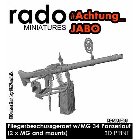 Fliegerbeschussgerät w/MG 34 Panzerlauf