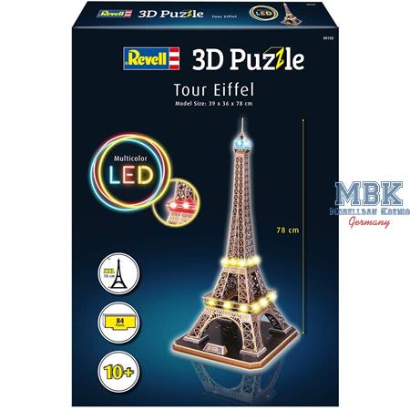 3D Puzzle: Eiffelturm - LED-Edition