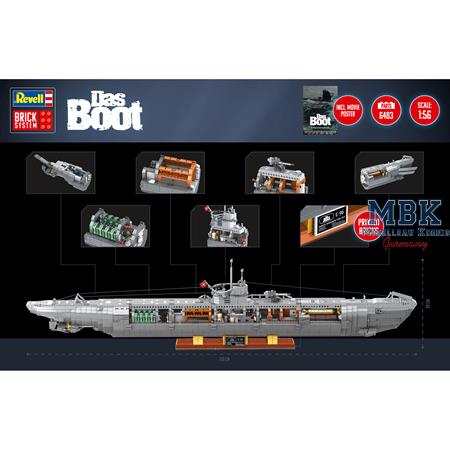 U-Boot "Das Boot" - Brick System Set 1:56