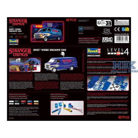 "Stranger Things" GMC WSQK Squawk Van
