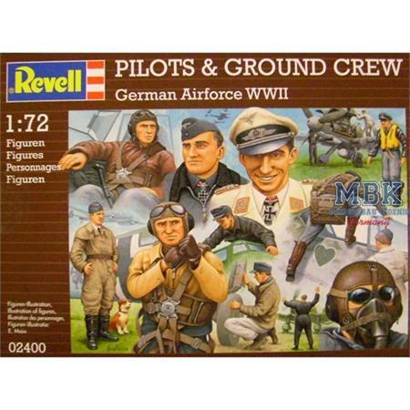 Piloten und Bodenpersonal \"Luftwaffe\" WWII