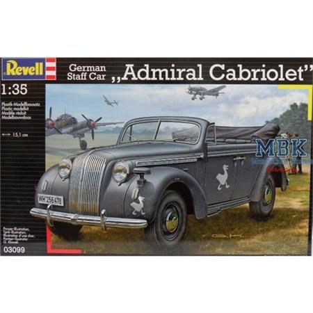 German Staff Car "Admiral Cabriolet"