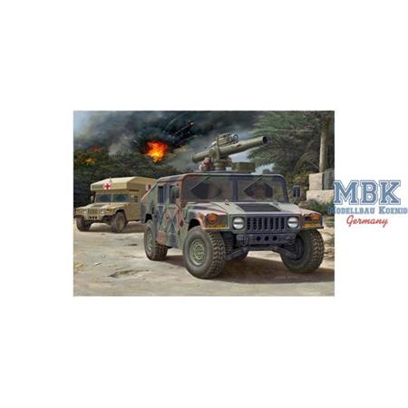 HMMWV M966 TOW Missile Carrier&M997 Maxi Ambulance