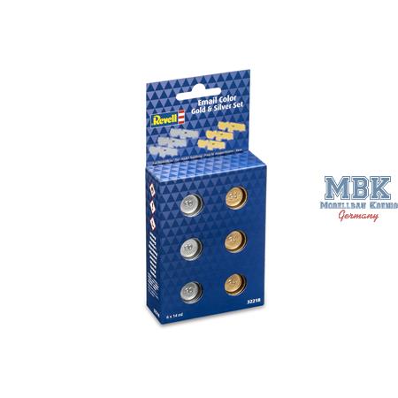 Email Color - Gold & Silver Set (6x 14ml)