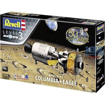 Apollo 11 Columbia & Eagle 1:96