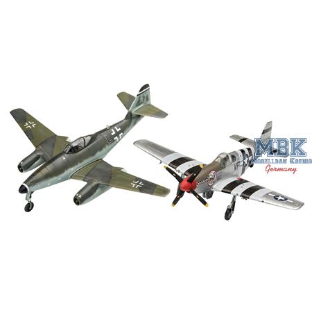 Combat Set Messerschmitt Me 262 & P-51B Mustang