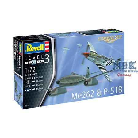 Combat Set: Messerschmitt Me 262 & P-51B Mustang