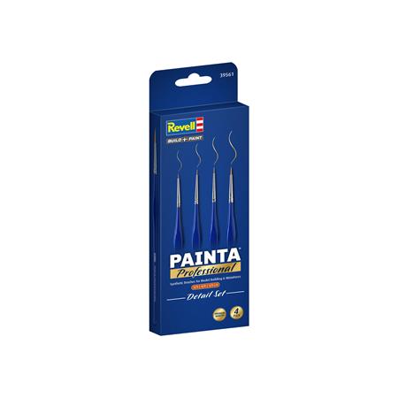 PAINTA Professional- Detail Set-4 Pack Synt.Pinsel