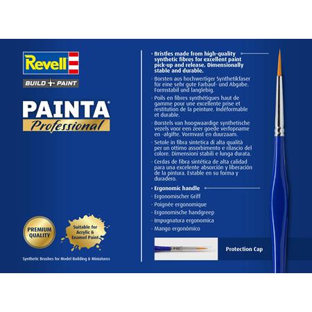 PAINTA Professional- Detail Set-4 Pack Synt.Pinsel