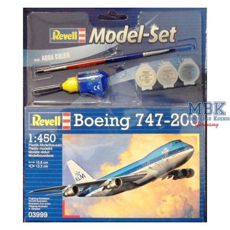 Boieng 747-200 Modell Set 1:450