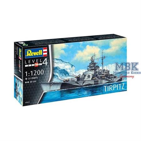 Tirpitz Model Set 1:1200