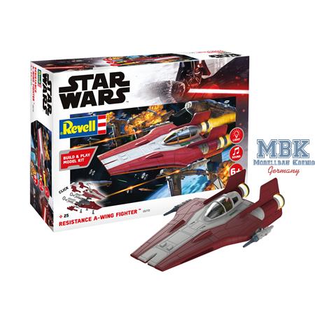 Star Wars: Resistance A-wing Fighter, Red (B&P)