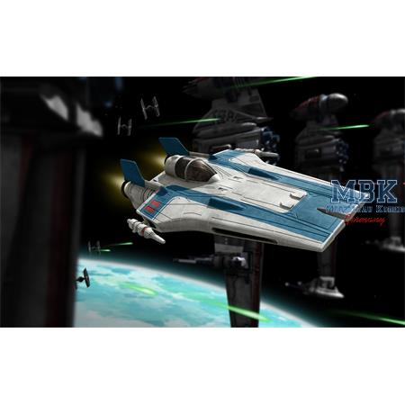 Star Wars: Resistance A-wing Fighter, Blue (B&P)