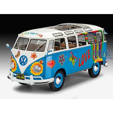 VW T1 Samba Bus Flower Power