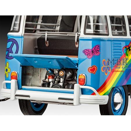 VW T1 Samba Bus Flower Power
