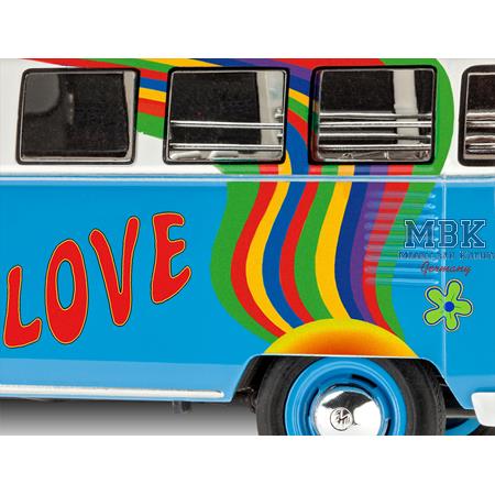 VW T1 Samba Bus Flower Power